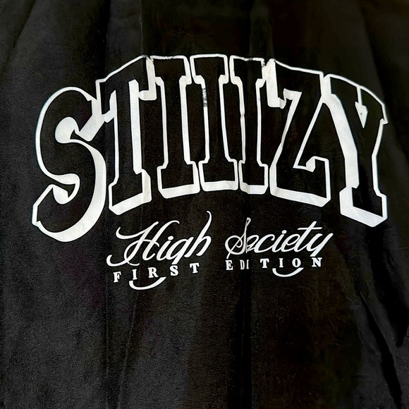 Stiizy high society windbreaker black size small - Picture 3 of 5